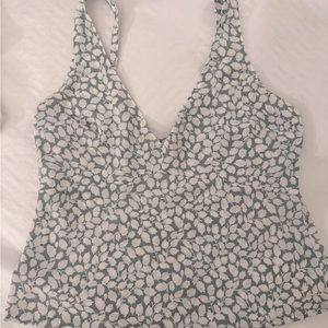 sage green abercrombie tank